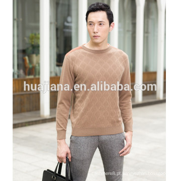 Inner Mongolia cashmere tricô camisola de inverno do homem